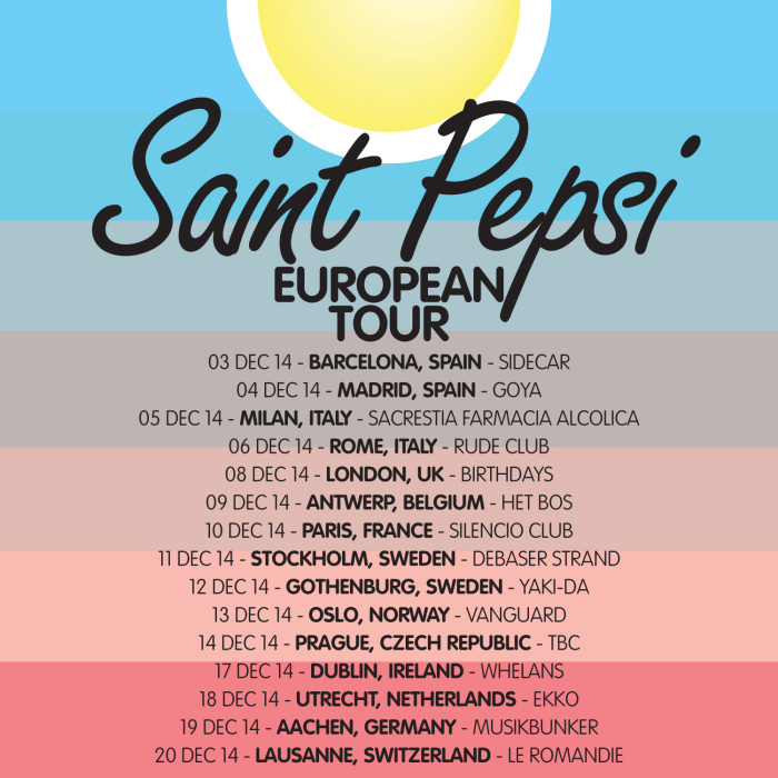 saint pepsi tour