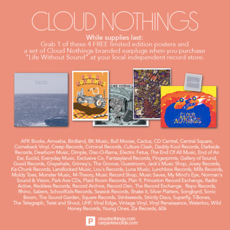Life Without Sound Music Poster Promo Cloud Nothings 